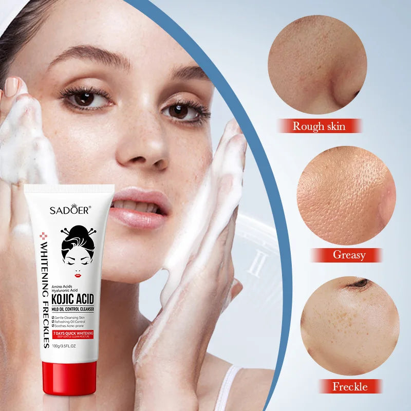 SAKSRAAR Kojic Acid Face Wash – Oil Control & Deep Clean