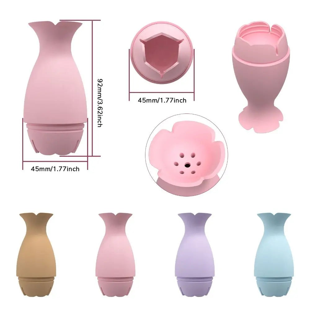Silicone Makeup Sponge Holder – Travel Beauty Egg Case