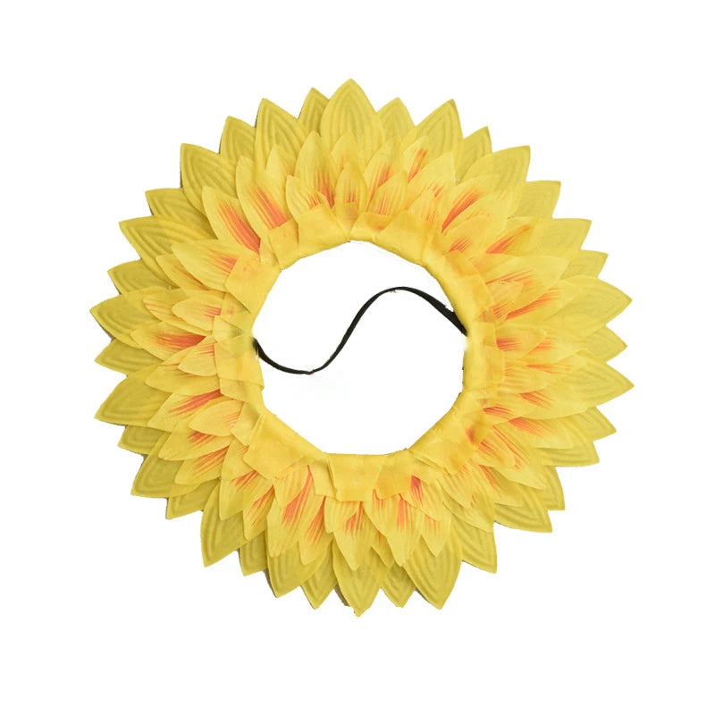 Sunflower Headband Costume Prop – Parties, Festivals & Cosplay