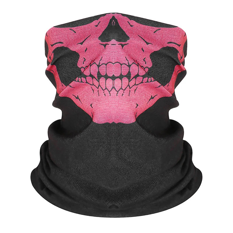 Skull Balaclava Face Mask – Motorcycle UV & Wind Shield
