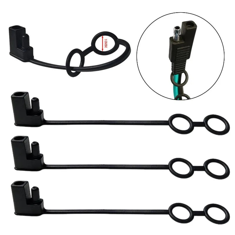 SAE Dust Cap – Waterproof 2-Pin Rubber Connector Cover