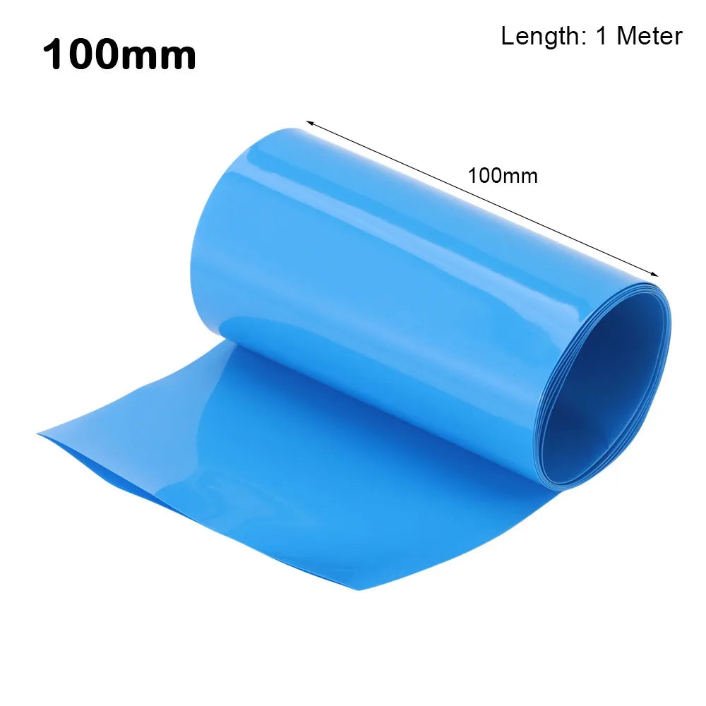 PVC Heat Shrink Tube 1M – 18650 Battery Wrap 70–200mm