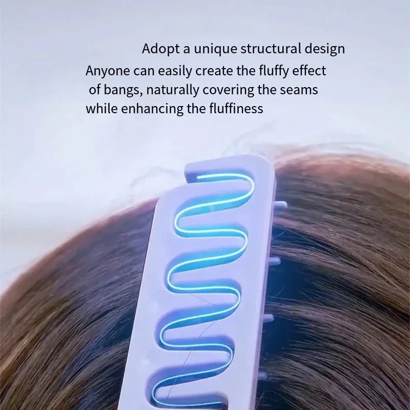 Volumizing Wide-Tooth Hair Comb – Fluffy Root Styling