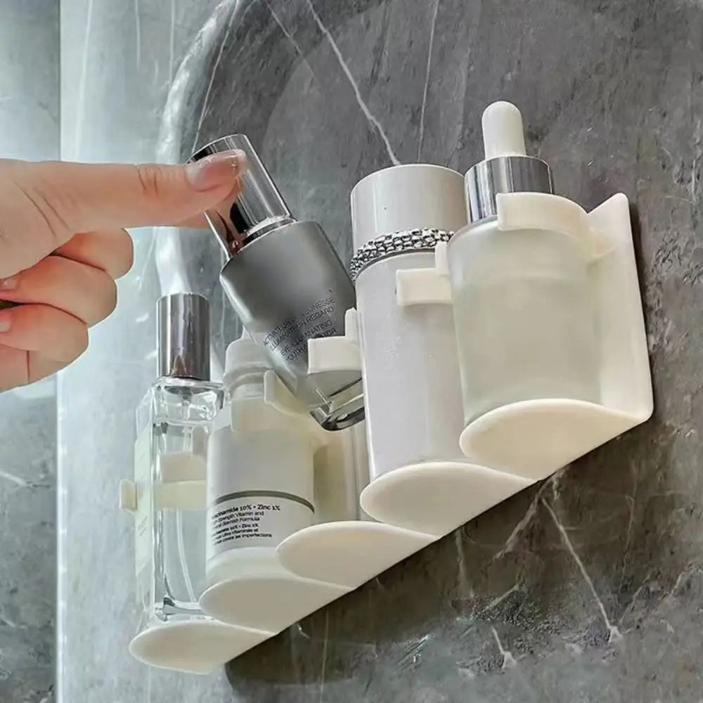 Wall-Mounted Spice Rack – No-Drill Self-Adhesive Jar Holder