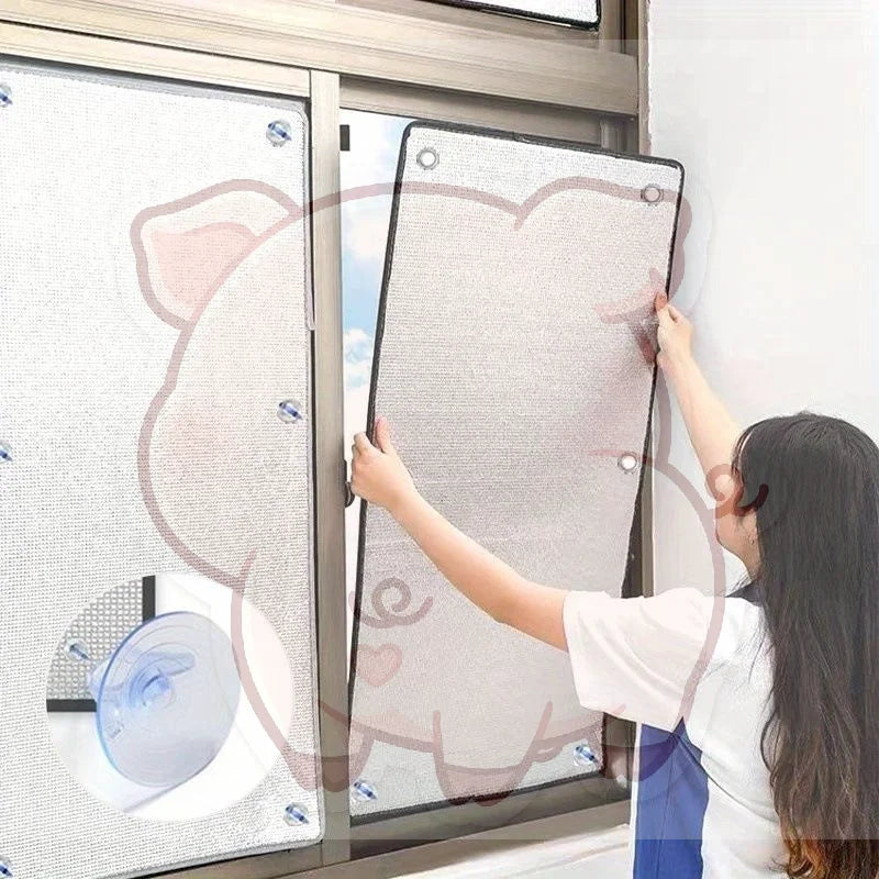 Aluminum Foil Window Film – Anti-UV Static Cling Sun Shade