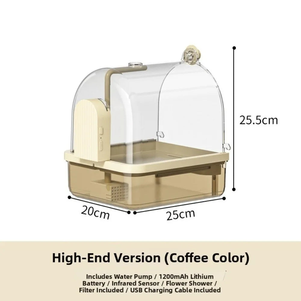 Clear Bird Bathtub – Auto Water Circulation & Filter