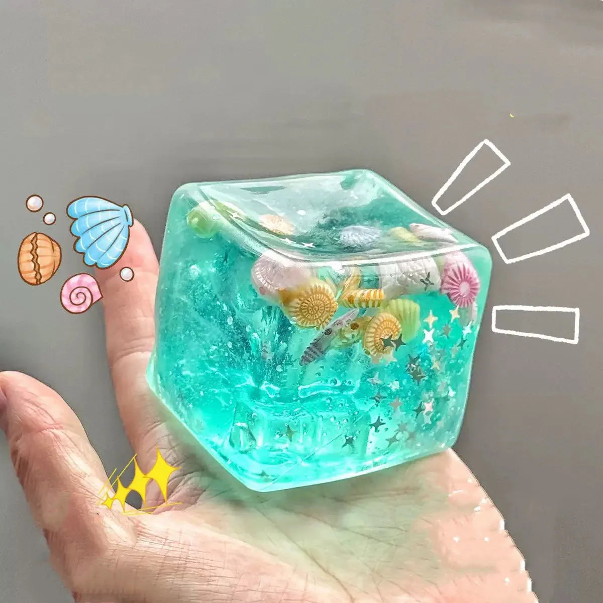 Squishy Ocean Stress Ball – Sensory Fidget Toy for Adults