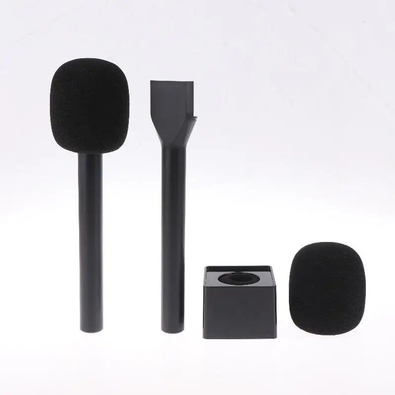 Wireless Handheld Interview Mic Adapter with Windshield Foam