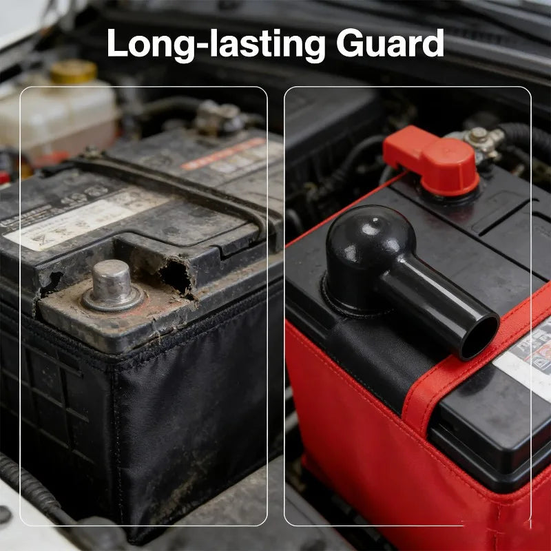 PVC Battery Terminal Insulation Cover Caps – Car & Motorcycle