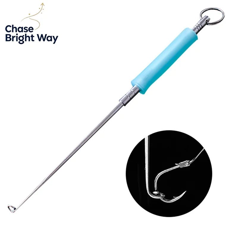 Stainless Steel Fishing Hook Extractor – Silicone Handle
