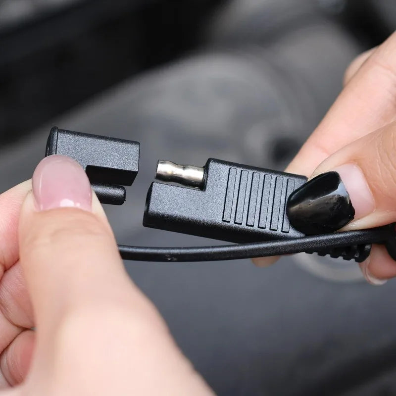 SAE to SAE Extension Cable 16 AWG Waterproof 12V–36V Car