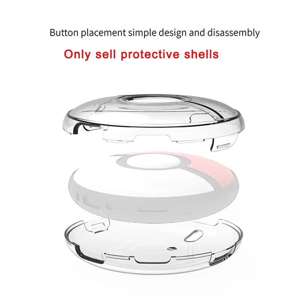 Transparent Case for Pokémon GO Plus+ & Poké Ball with Strap