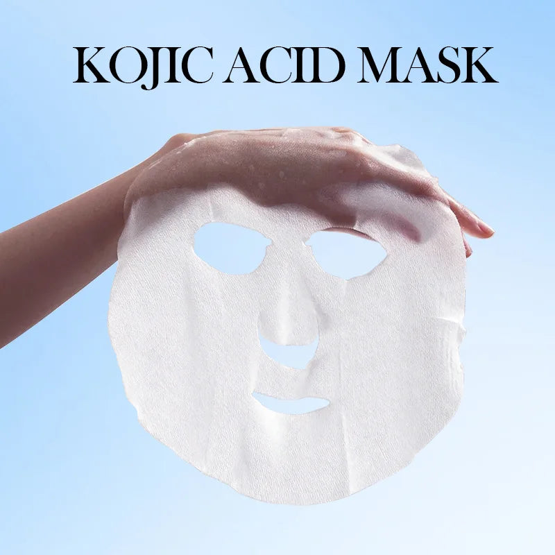 SADOER Kojic Acid Face Sheet Masks – Brightening & Hydrating 5pk