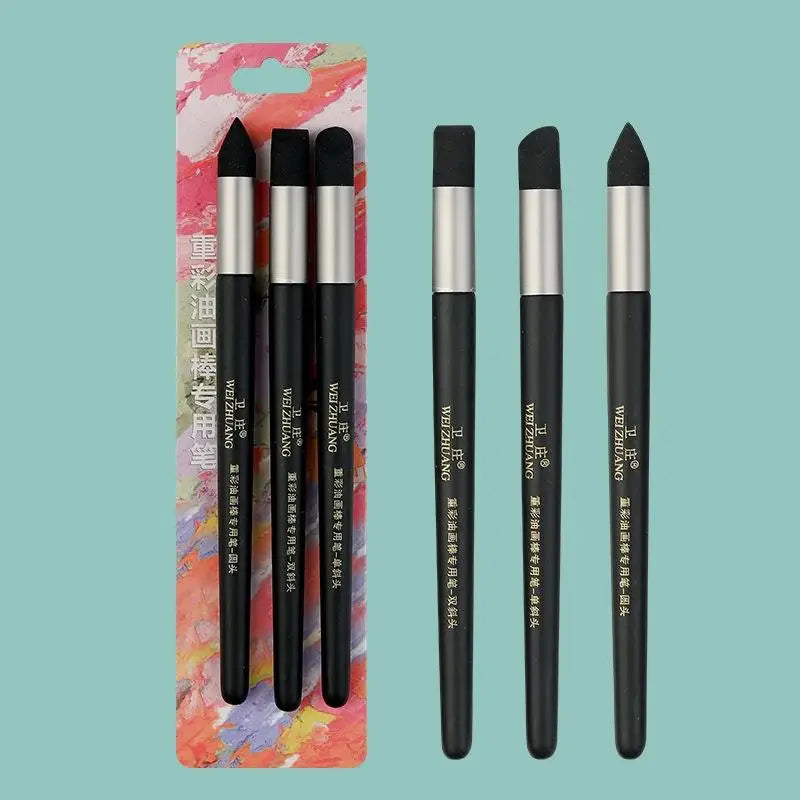 Sponge Smudge Blending Stumps – Multi-Shape Art Pens 2/3Pcs