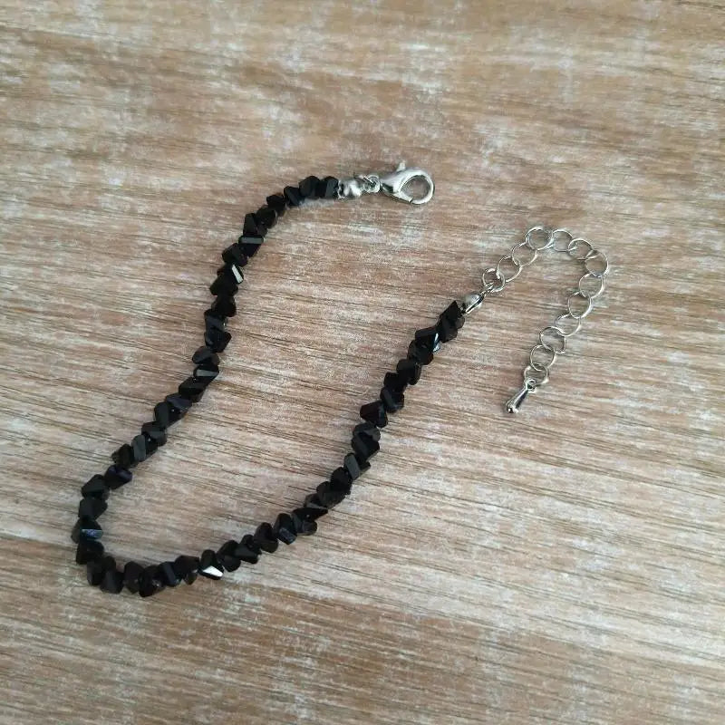 Crystal Beaded Choker Necklace – Faceted Glass Women's Jewelry