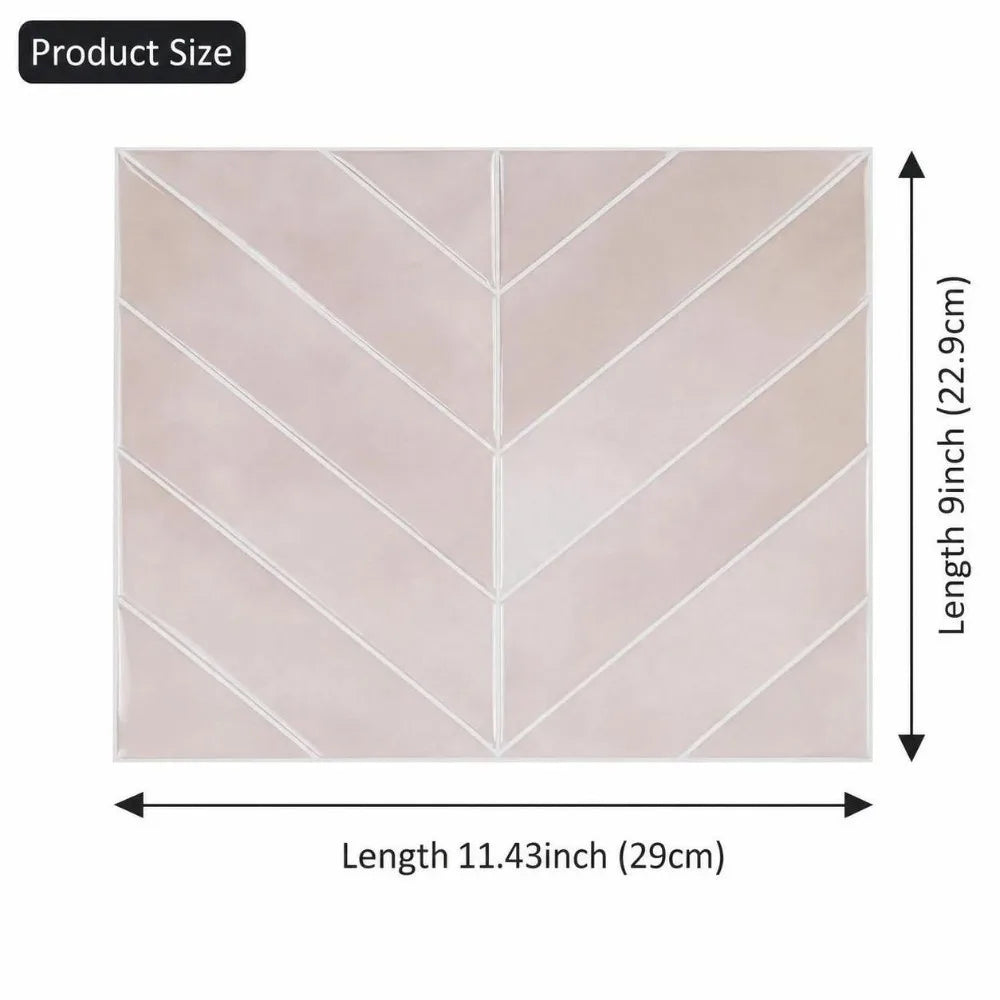 Self-Adhesive PVC Tile Stickers – Waterproof Wall & Floor Decal