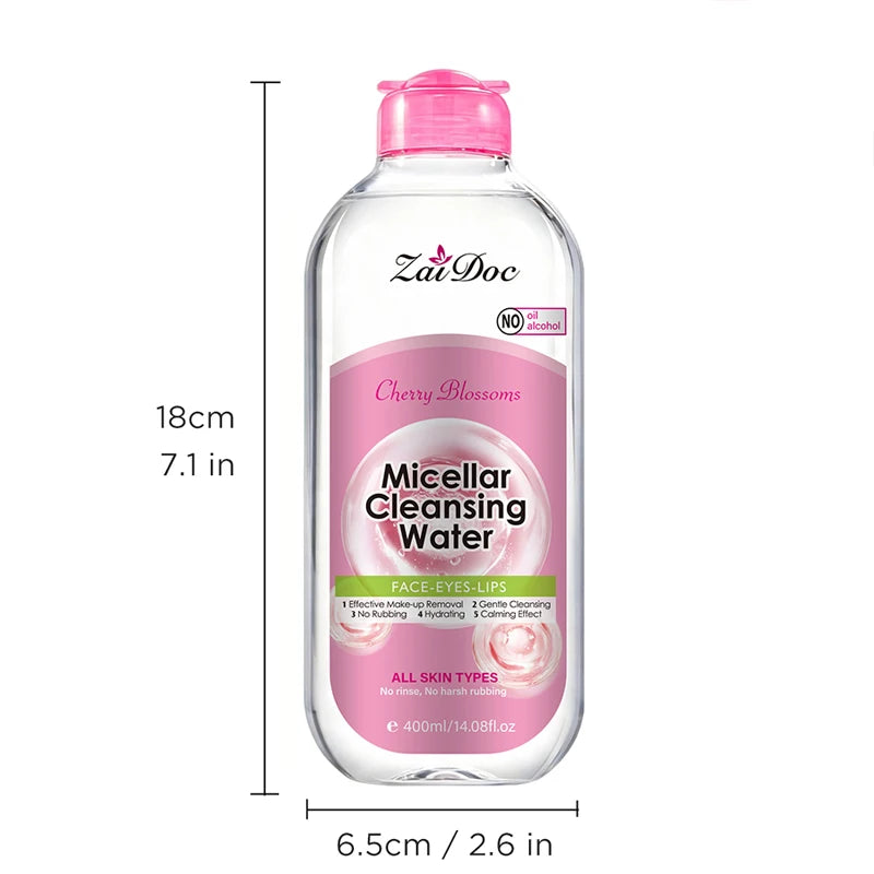 ZaiDoc Micellar Cleansing Water Turmeric & Cherry Blossom 400ml