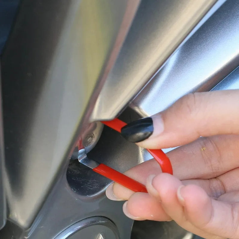 Wheel Lug Nut Cover Cap Removal Tool Set – Hook & Clip