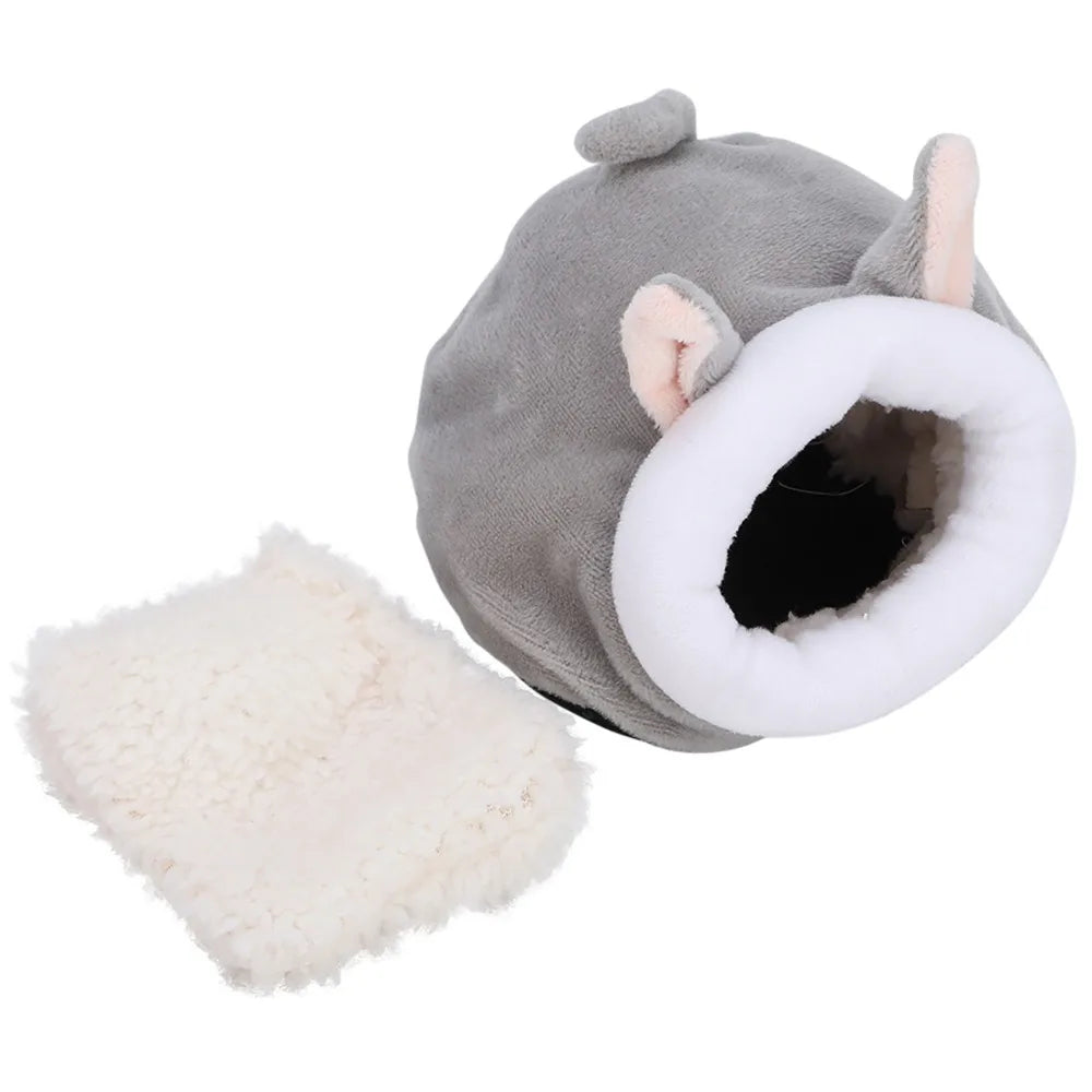Cozy Small Pet Sleeping Nest – Fleece Hideout for Hamsters