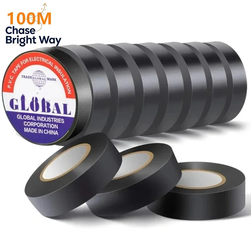 Flame Retardant PVC Electrical Insulation Tape | 1–10 Rolls 10M