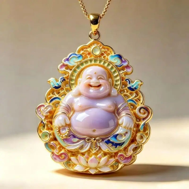 Nine Tailed Fox Enamel Pendant Necklace – Chinese Style Gift