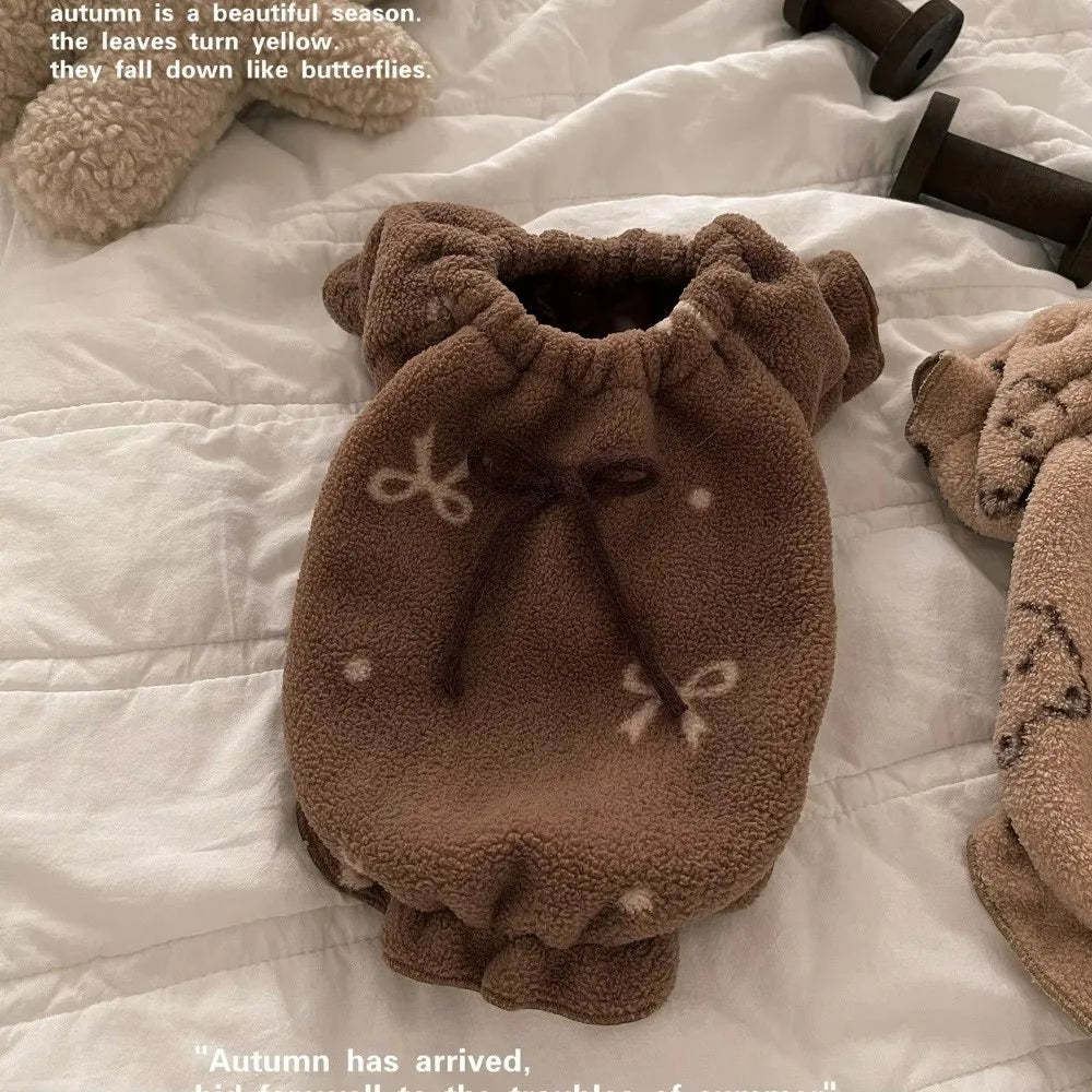 Double-Sided Plush Pet Vest – Warm Dog & Cat Coat