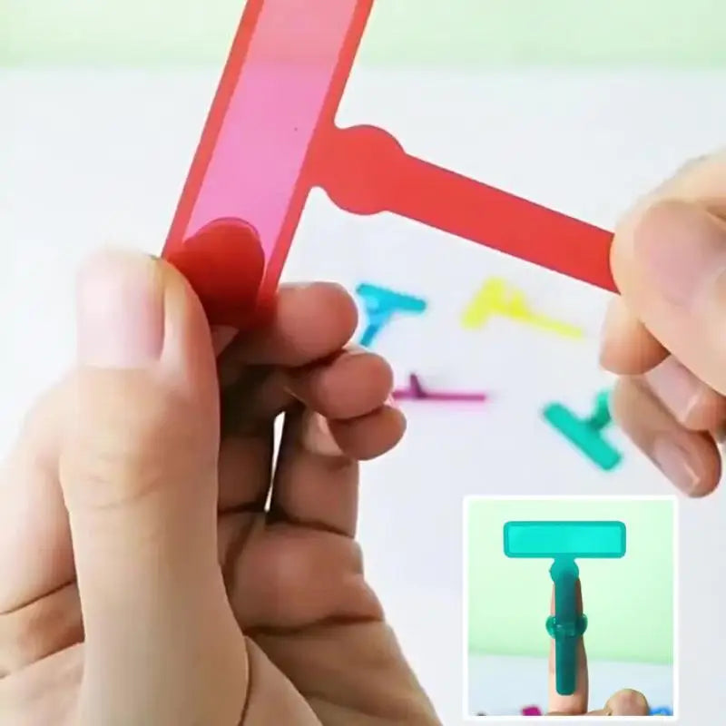 Finger Guided Reading Strip with Ring – Fluorescent Line Tracker