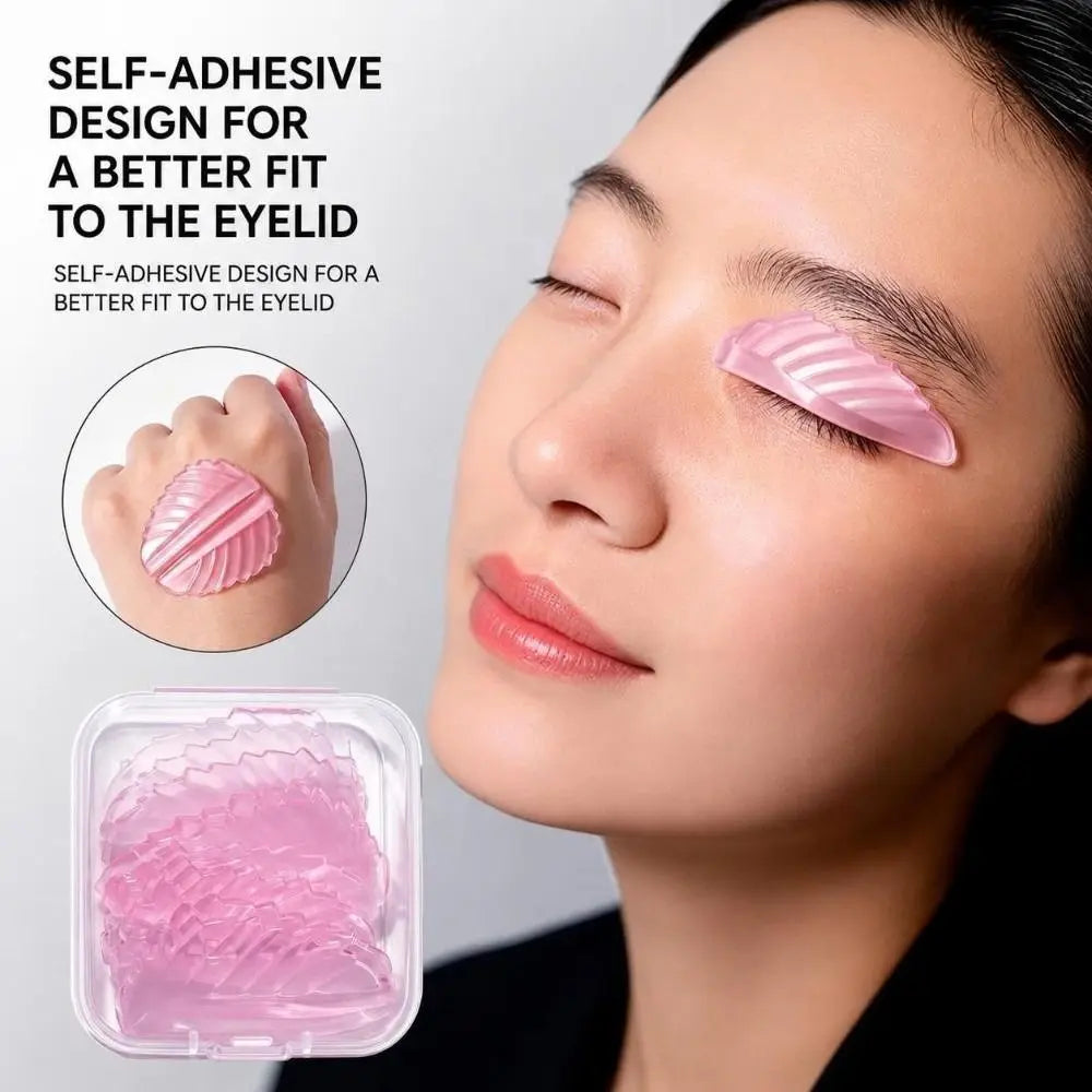 Silicone Eyelash Curling Pads – 4 Pairs Reusable Lash Perm