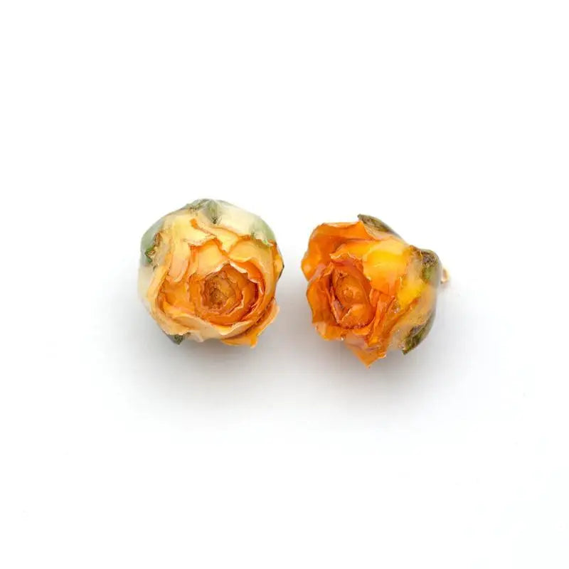 Real Preserved Rose Charms – 2 Pcs DIY Jewelry Making Set