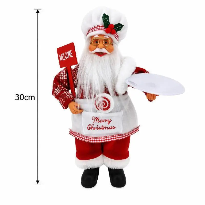 Santa Claus Standing Figurine | Outdoor Christmas Garden Decor