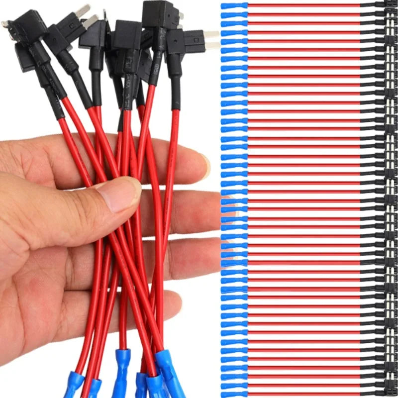M2 Car Fuse Tap Blade Holder Circuit Adapter – 5-Pack ATM/APM
