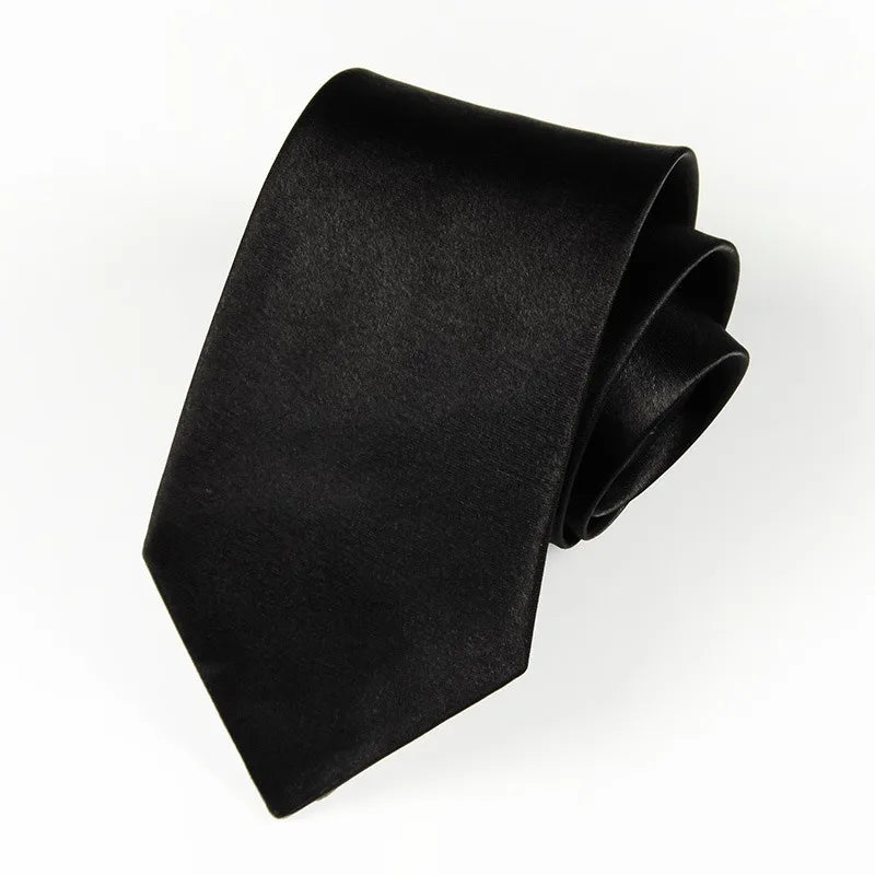 Men's 8cm Waterproof Jacquard Silk Necktie – Wedding & Daily