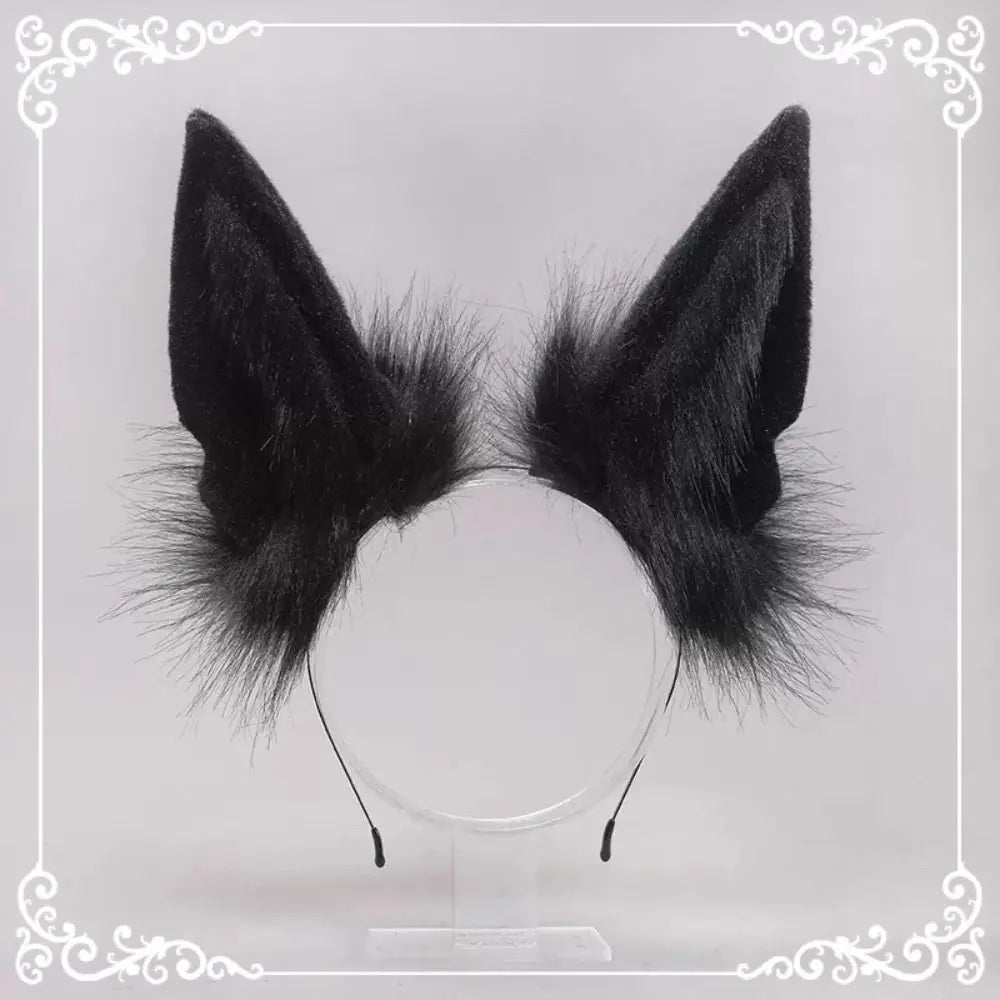 Wolf Ears Furry Headband – Cosplay Animal Hair Hoop
