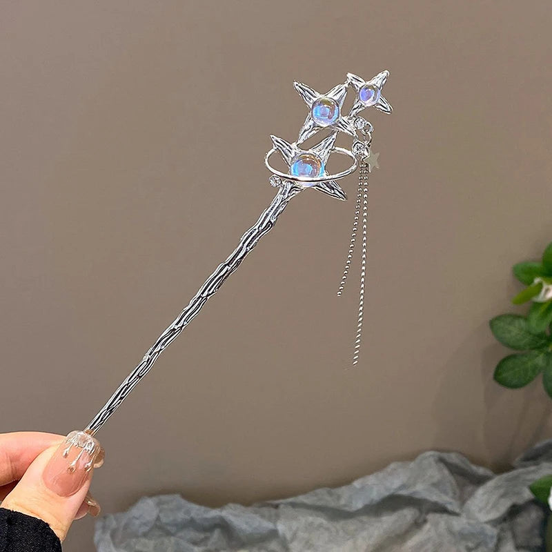 Vintage Chinese Handmade Hair Stick – Elegant Alloy Hairpin
