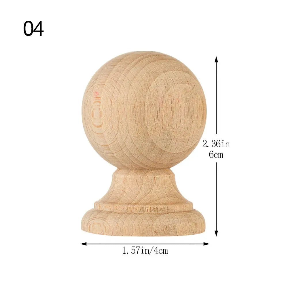 Vintage Wood Carved Furniture Leg – European Cabinet Foot