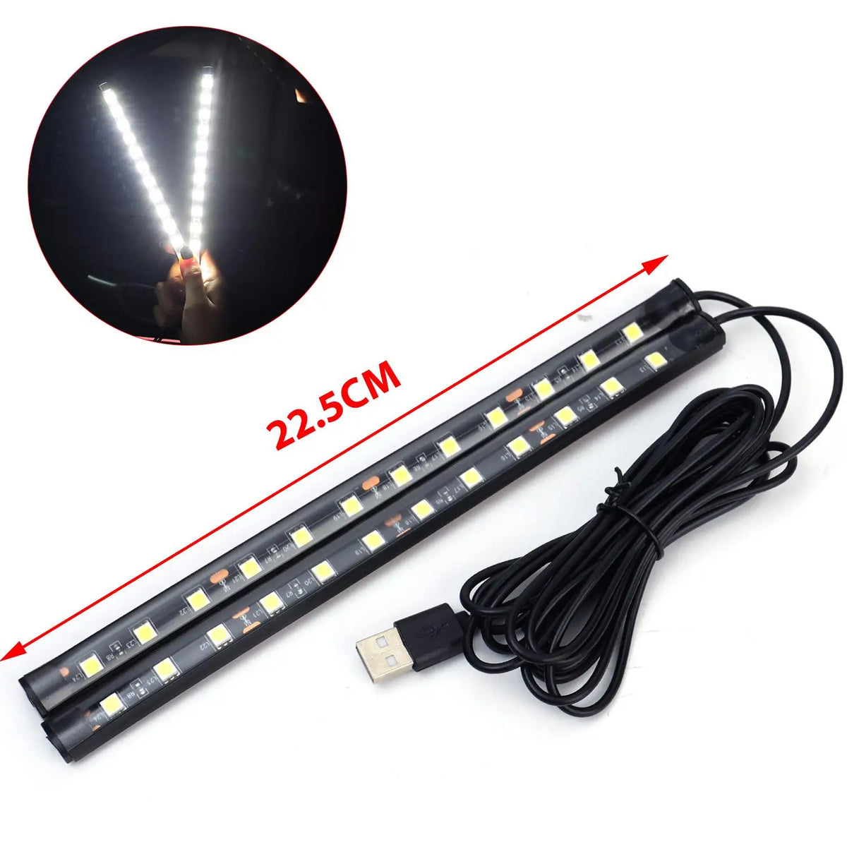 USB Car Ambient Light – Multicolor LED Interior Mood Kit