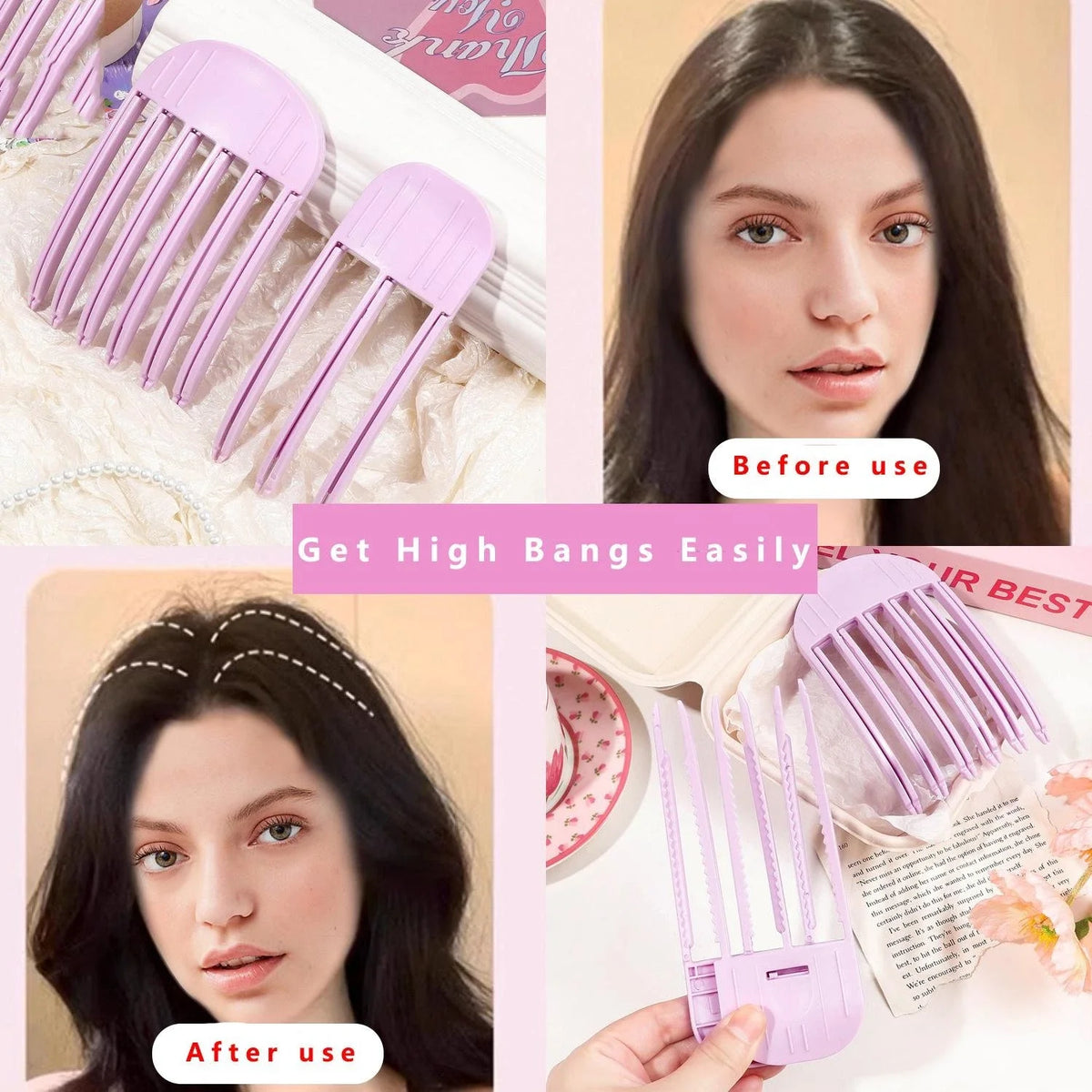 Volumizing Hair Root Clips – Fluffy Bangs & Curl Setter