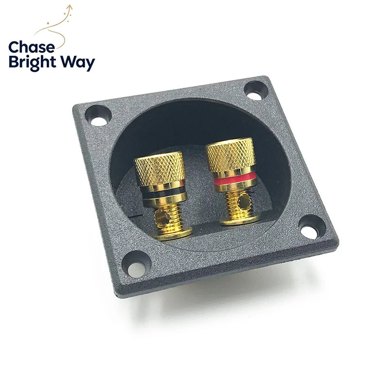 Round Spring Cup Speaker Terminal Connector – Subwoofer Plug