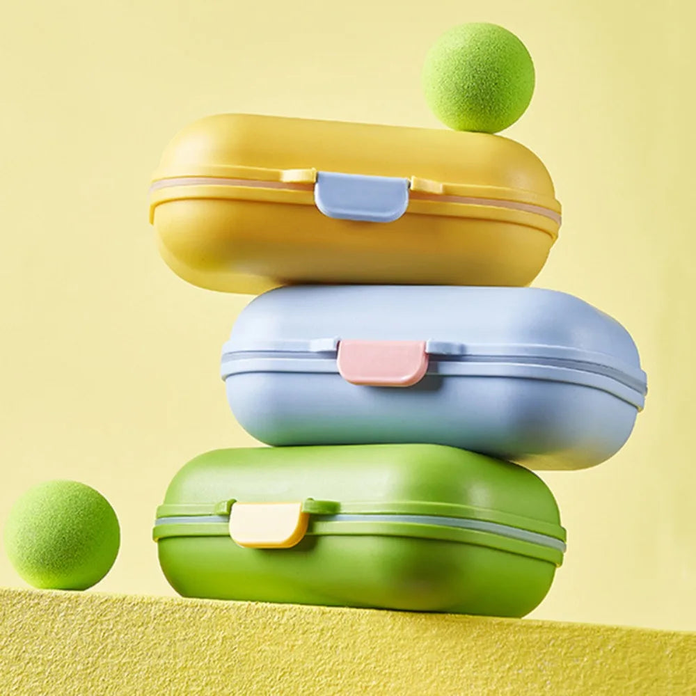 Portable Travel Soap Dish with Cover – Waterproof Soap Case