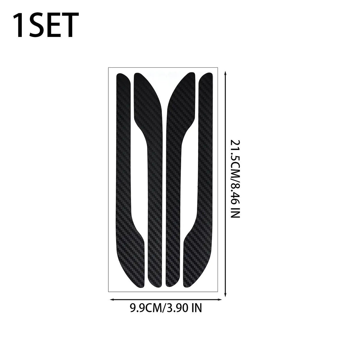 Tesla Model 3/Y Door Handle Protective Film – 4-Piece PVC