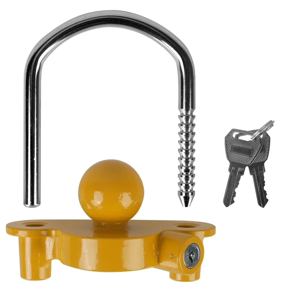 U-Shape Trailer Coupler Lock – Heavy-Duty Hitch Security + 2 Keys