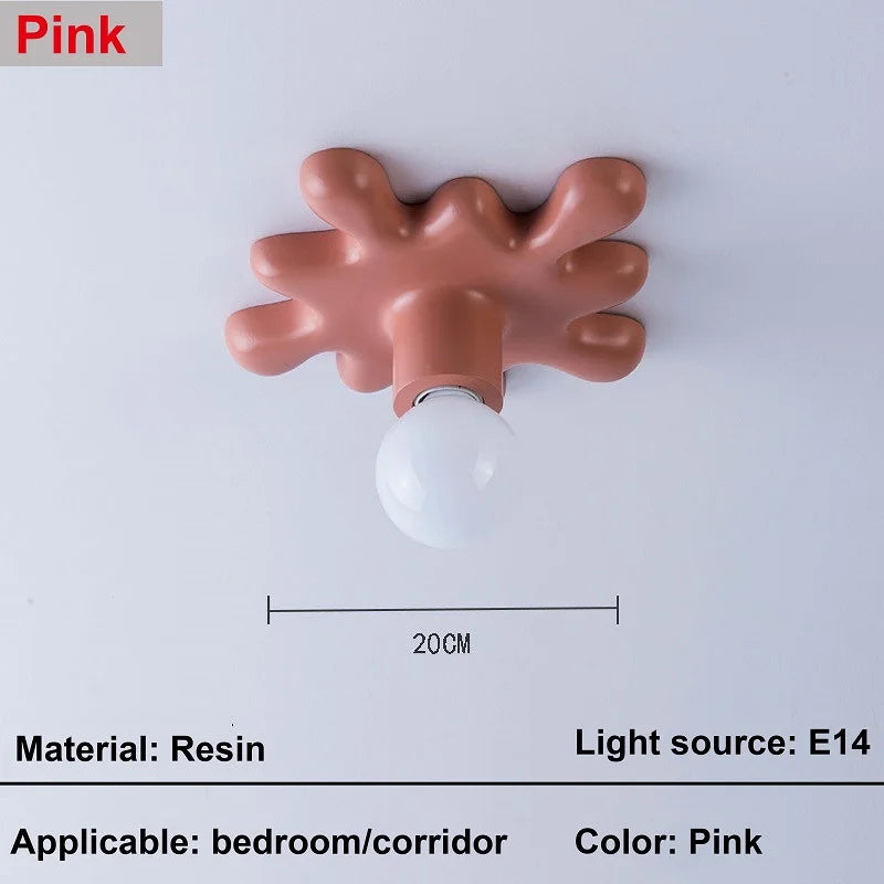 Sunflower Wall Lamp – Floral E14 Resin Sconce | Home Décor