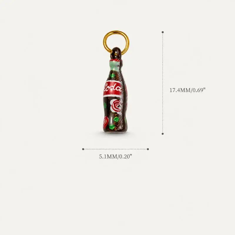 Mini Copper Food & Drink Charms for DIY Jewelry Making
