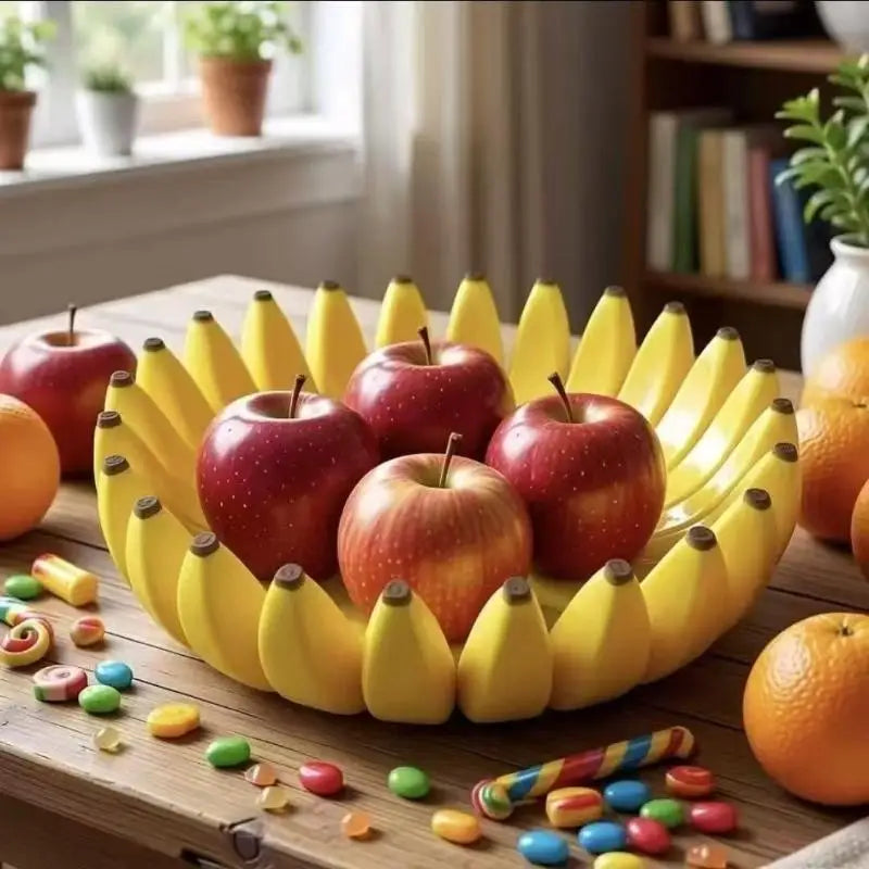 Banana Shaped 3D Printed Fruit Tray | BPA-Free PLA Storage Bowl