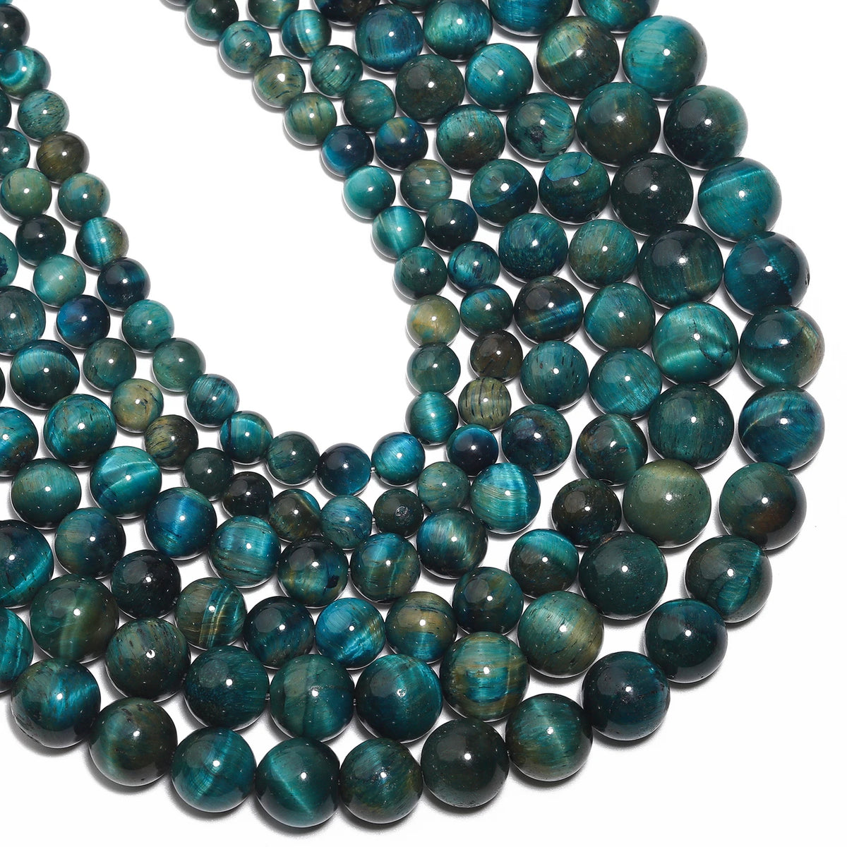 Tiger Eye Stone Round Beads 6/8/10mm | DIY Jewelry Making