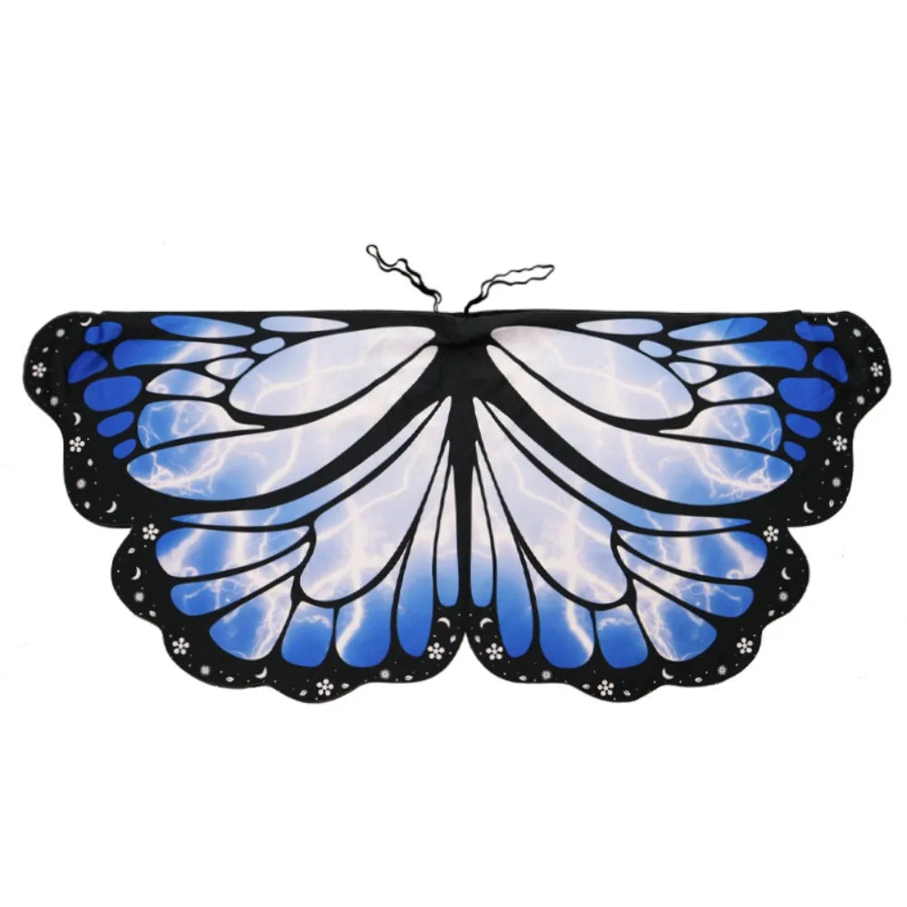 Kids Butterfly Wings Cape – Chiffon Costume Shawl for Parties
