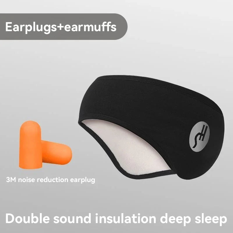 Blackout Sleep Eye Mask with Earplugs – Light & Noise Block