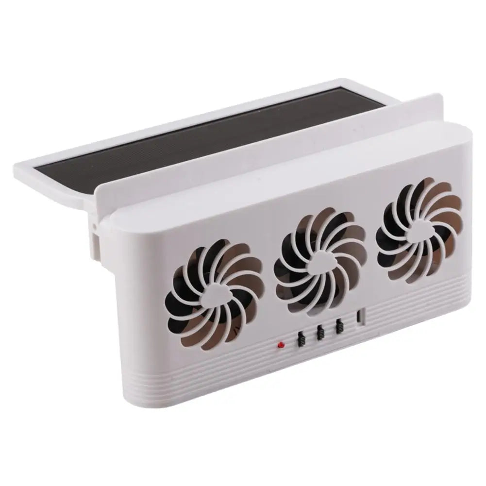 Solar-Powered Car Ventilator Fan – Tri-Mode Window Air Vent