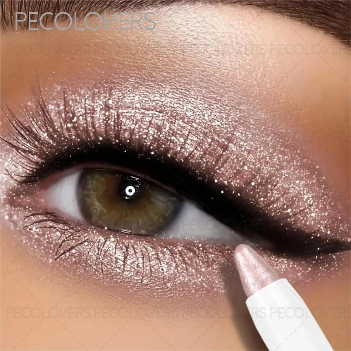 PECOLOVERS Shimmer Eyeshadow Stick – Waterproof Long-Lasting