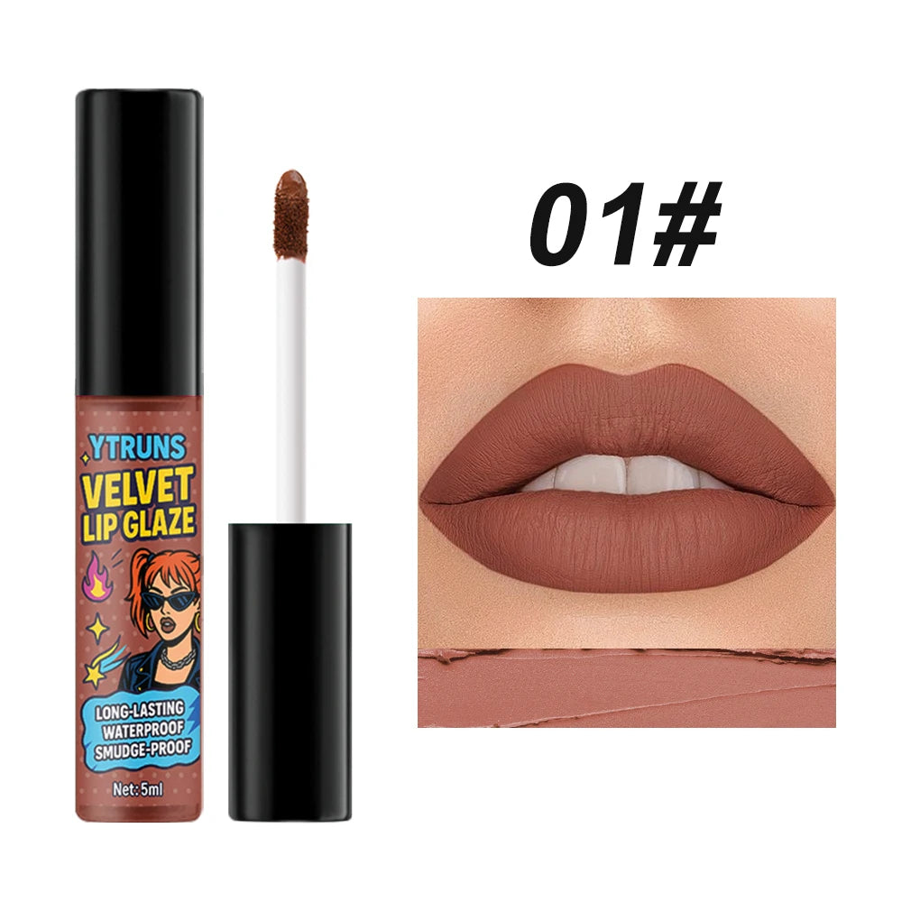 YTRUNS Matte Liquid Lipstick – Waterproof Long-Lasting Lip Tint